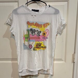 The Beatles White Graphic T-Shirt